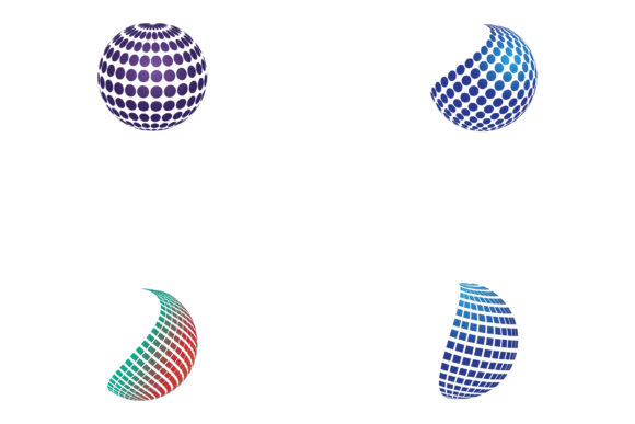 3D Digital Globe Logo Design Vector Icon: A Modern Solution for Brand Identity