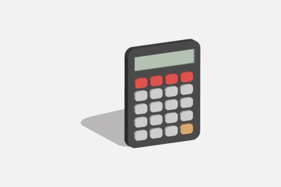 3D Illustration of Calculator Design: A Strategic Tool for Clarity and Impact
