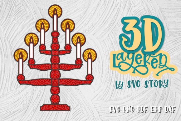 3D Scandinavian Candles Christmas Design: A Fusion of Tradition and Innovation
