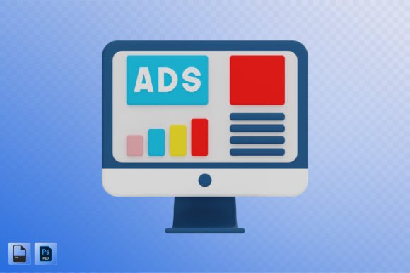 Ads Campaign 3D Illustration Explained