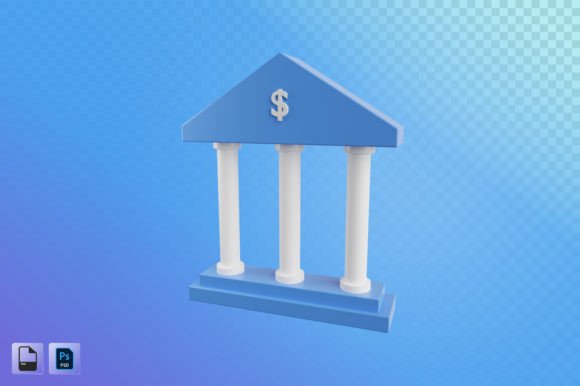 Bank 3D Illustration: A New Dimension in Visual Storytelling