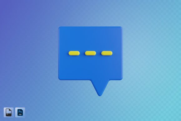 Chat Bubble 3D Illustration: A New Dimension in Digital Communication