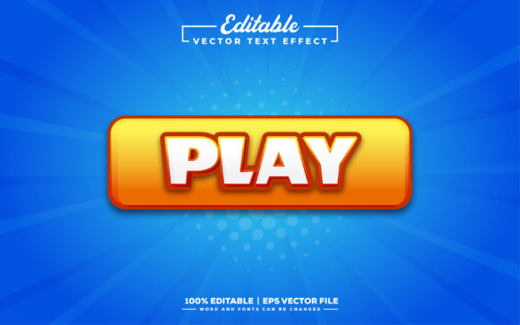 Exploring Play 3D Editable Text Effect Design