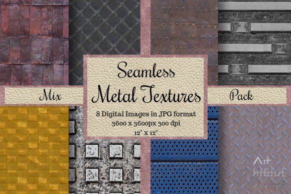 Exploring the Versatility of Seamless Metal Textures - Mix Pack