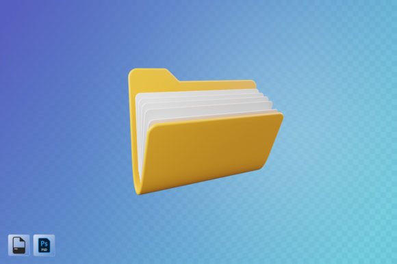 Folder 3D Illustration: A Creative Solution for Visual Storytelling