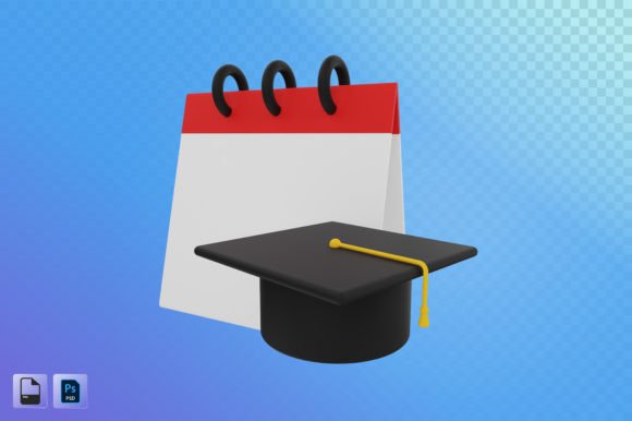 Graduation Date 3D Illustration: A Creative Way to Celebrate Milestones