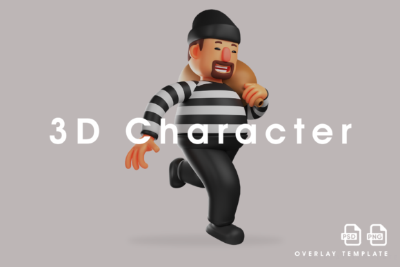 Happy Face 3D a Thief Cartoon Design: A Unique Blend of Art and Storytelling