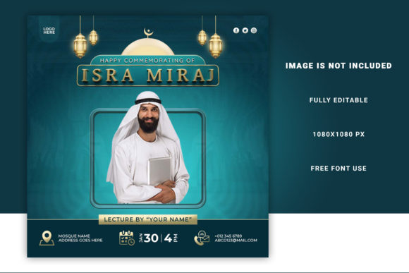 Isra Miraj 3d Social Media Post Design: A Modern Approach to Engaging Content