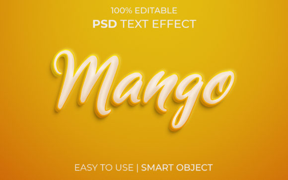 Mango Editable 3D Text Effect: A Powerful Tool for Creative Expression