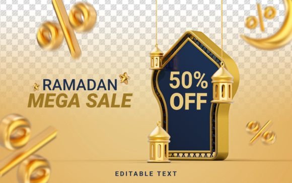 Maximize Your Sales with Ramadan and Eid Discount Sale Banner