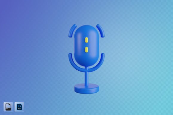 Mic 3D Illustration: Redefining Visual Storytelling in the Digital Age