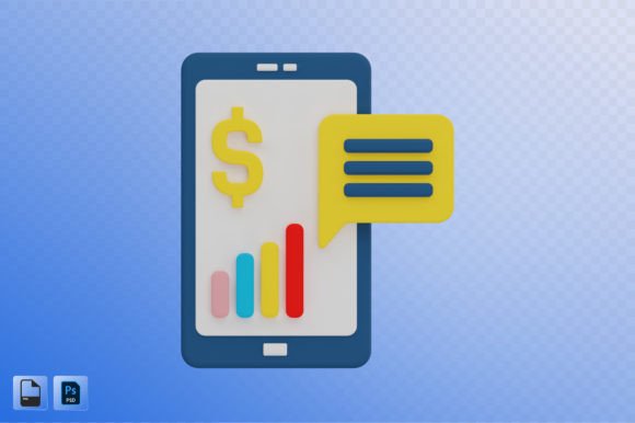 Mobile Banking 3D Illustration: A New Era of Financial Interaction