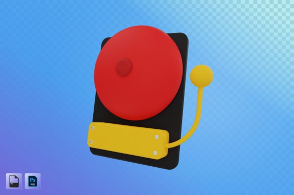 School Bell 3D Illustration as a Strategic Tool for Modern Decision-Making