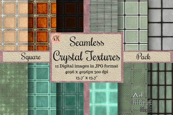 Seamless Crystal Textures - Square Pack