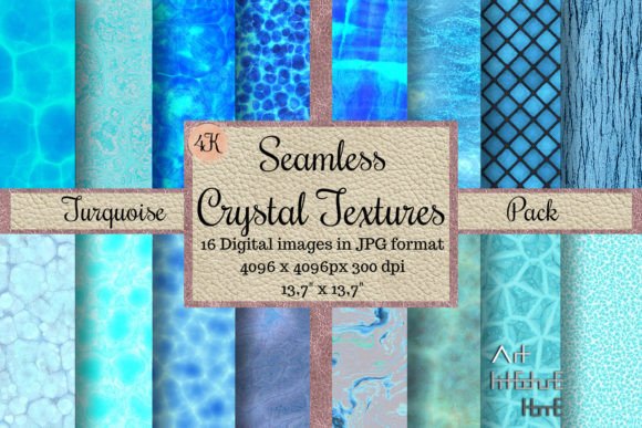 Seamless Crystal Textures - Turquose: A Unique Blend of Beauty and Practicality