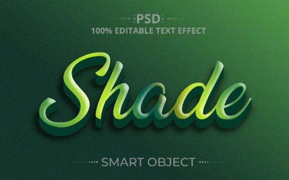 Shade 3D PSD Text Effect Design: A Creative Tool for Digital Artists