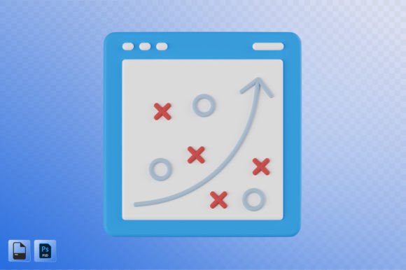 Strategic Plan 3D Illustration: A Visual Tool for Clearer Decision-Making