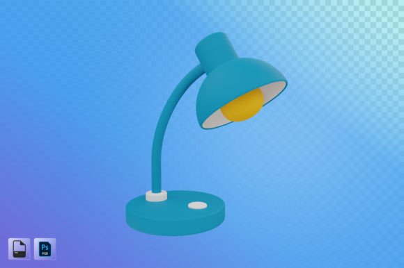 Table Lamp 3D Illustration: A Creative and Practical Tool for Design and Visualization