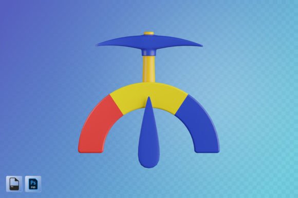 Understanding Mining Difficulty 3D Illustration: A Visual Guide to Blockchain Security