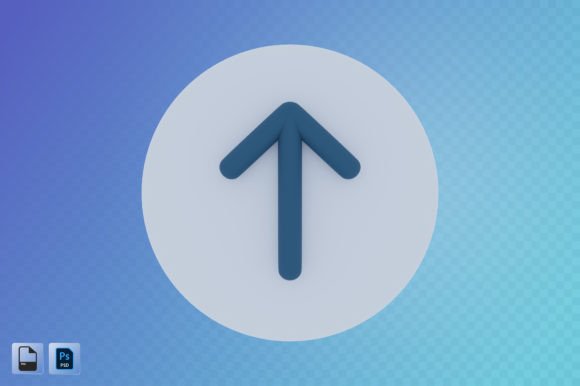Up Arrow 3D Illustration: A Modern Visual Language for Progress and Aspiration