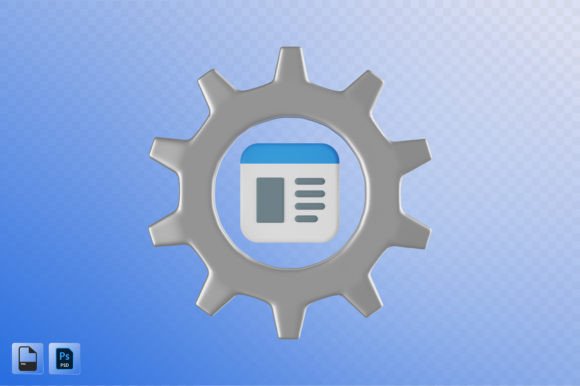 Web Management 3D Illustration Explained