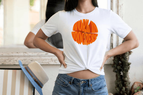 Work in Progress 3D Text T-Shirt Design